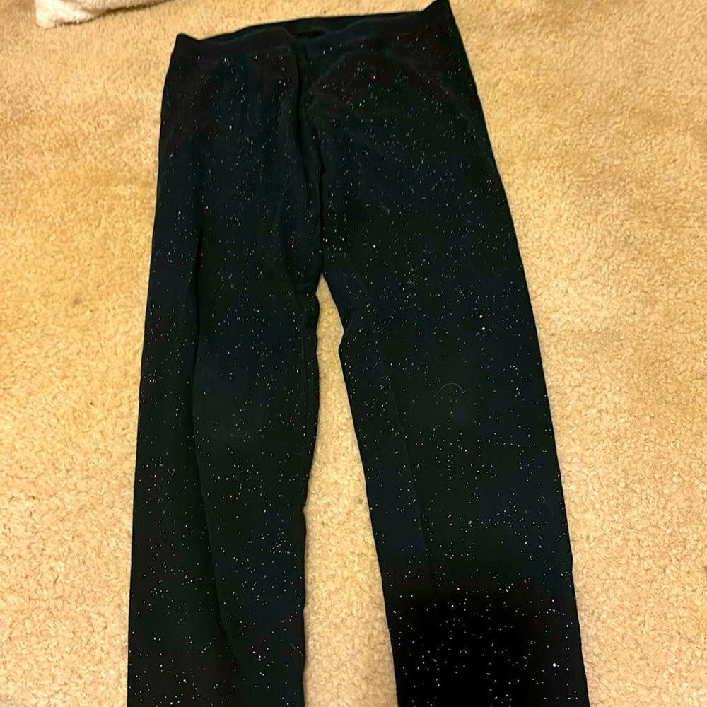 Black sparkly pants for girls